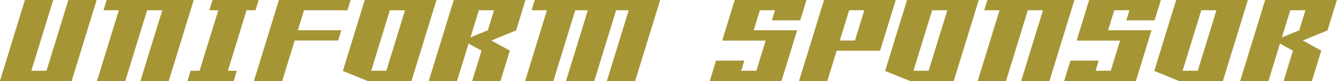 ユニフォーム スポンサー