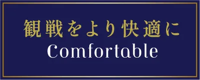 観戦をより快適に