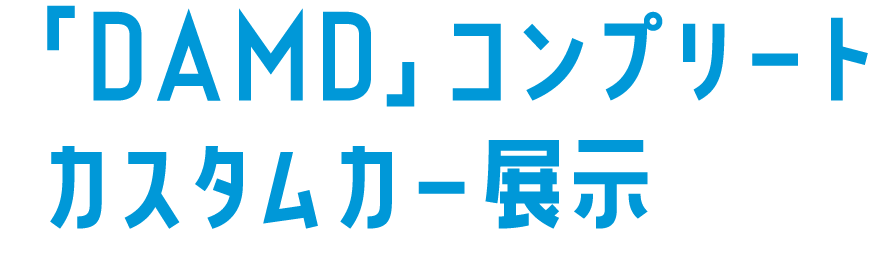 DAMDコンプリートカスタムカー展示