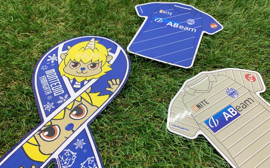 リボンマグネット募金ブース