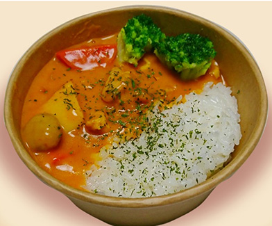 チキンと野菜のトマトクリームシチュー On the rice