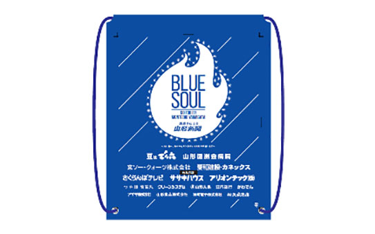 山形新聞ブース 特製バッグ(ビニール製)の配布