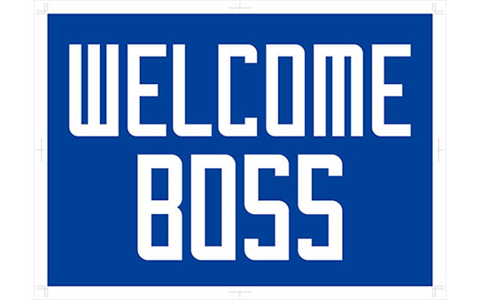 WELCOMEチアペーパー プレゼント