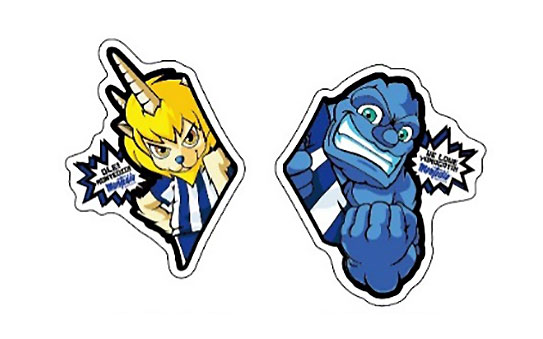 「LINE友達」「JリーグID登録」ブース