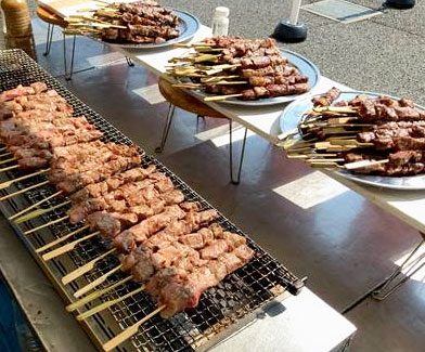 カンガルー串焼き&ラム串焼き